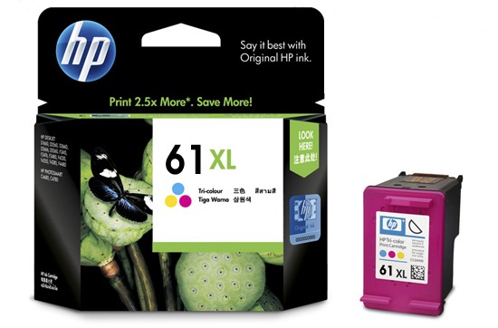 HP 정품잉크 No.61XL CH564WA 컬러3색 (DJ1000/330매)