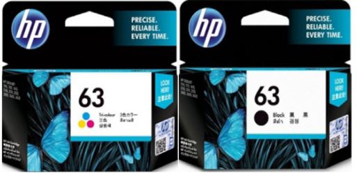 HP 정품 잉크 NO.63 F6U61AA F6U62AA