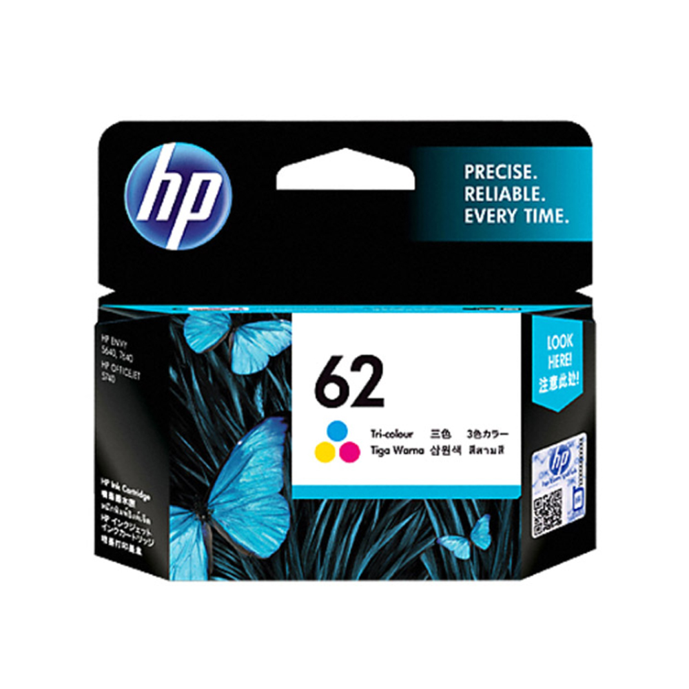 HP 정품 잉크 C2P06AA 컬러 NO.62 HP5740 HP5640 HP7640