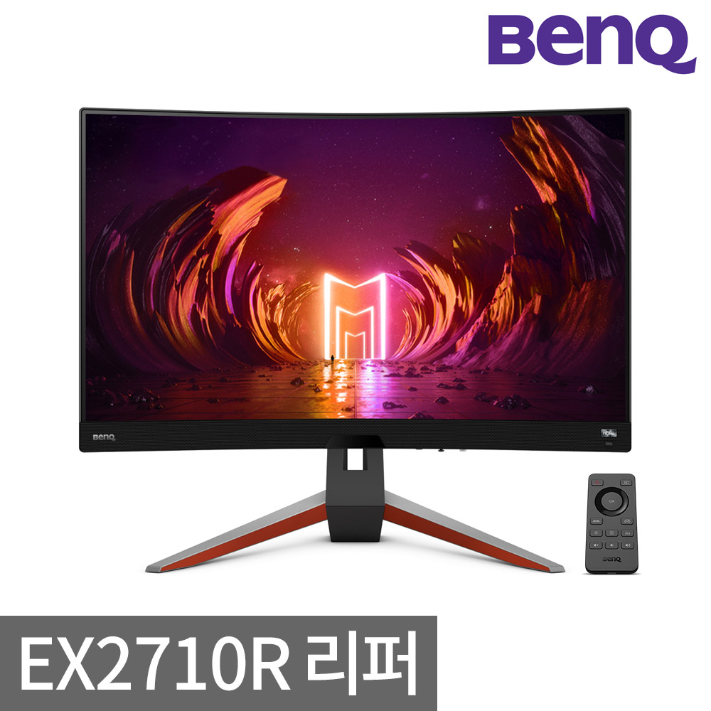 [공식리퍼] 벤큐 EX2710R 165HZ 모비우스 커브드 게이밍 모니터